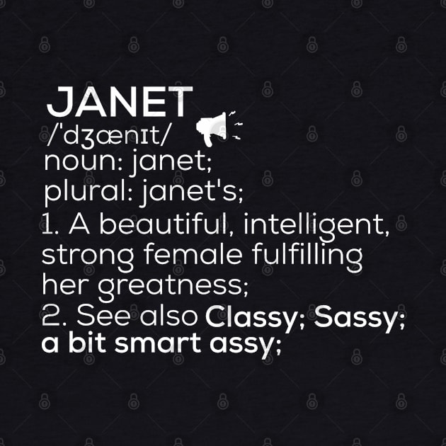 Janet Name Definition Janet Female Name by TeeLogic